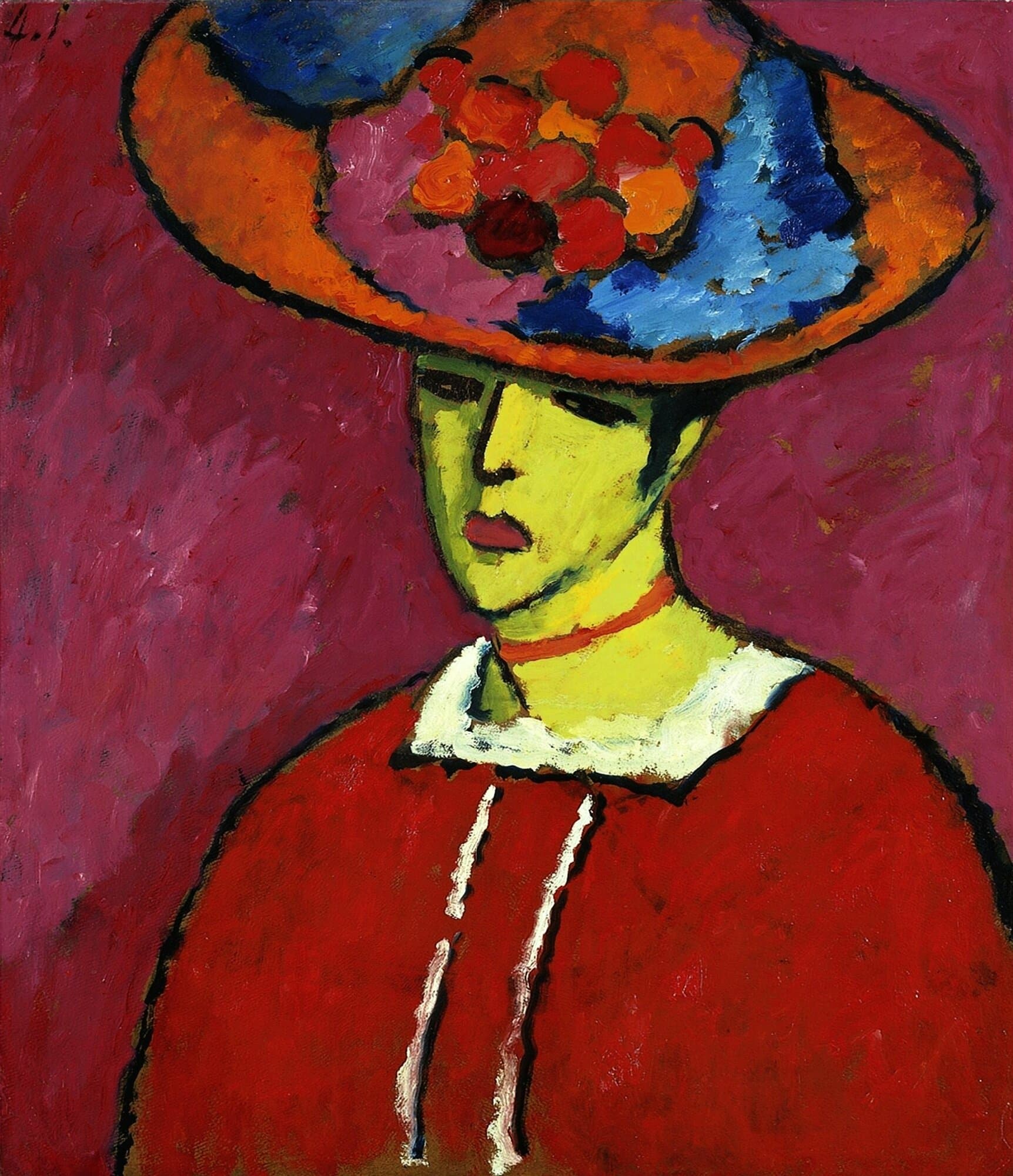 Schokko (Schokko with Wide-Brimmed Hat)